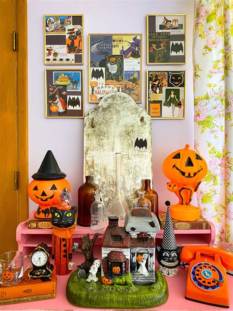 vintage halloween decorations